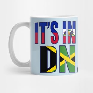 Jamaican And Haitian Mix Heritage DNA Flag Gift Mug